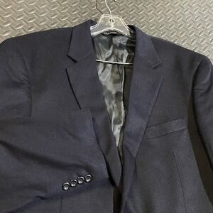 Jos A Bank Men's 42R Navy‎ Blazer Sport Coat 100% Cashmere 2 Button Jacket